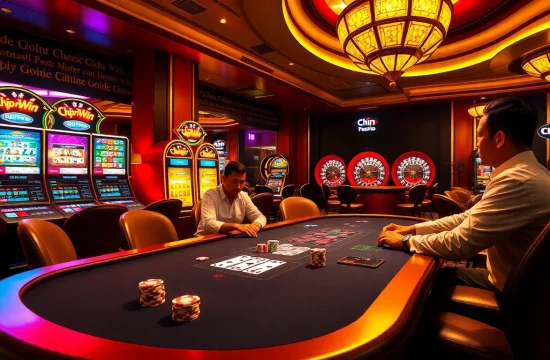 Experience the luxury of gaming at Chip n Win Casino with vibrant tables and exciting gameplay.