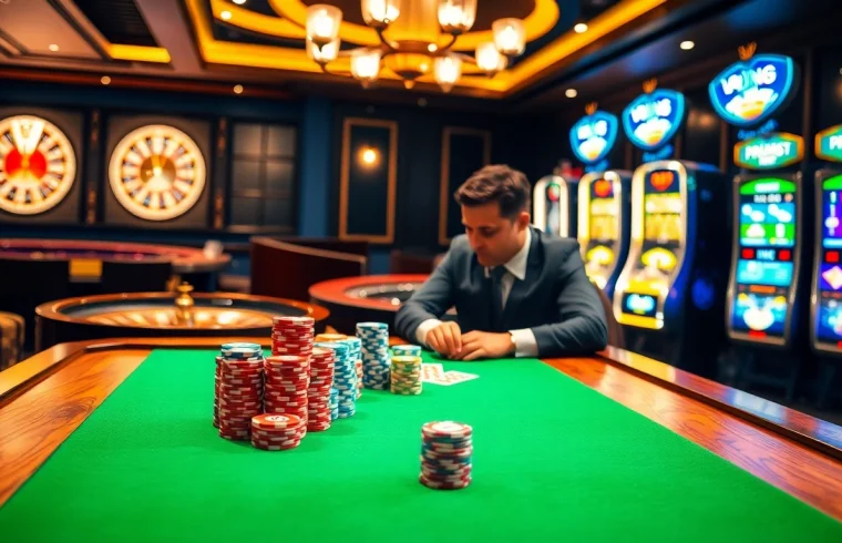 Experience thrilling gameplay at https://nk88net.com/ with vibrant casino tables and exciting roulette action.