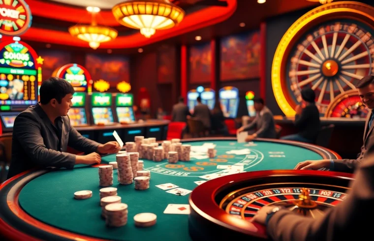 Experience thrilling gameplay at bomwin with vibrant slots and engaging poker action.