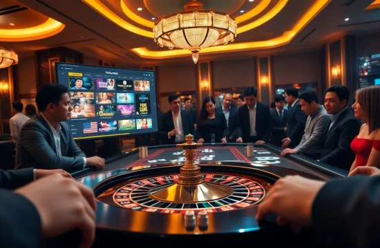Experience the excitement of RR88 at a luxurious casino table, highlighting strategic gameplay.