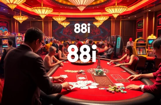 Experience tabletop excitement at 88i with vibrant casino games and high-stakes wagers.