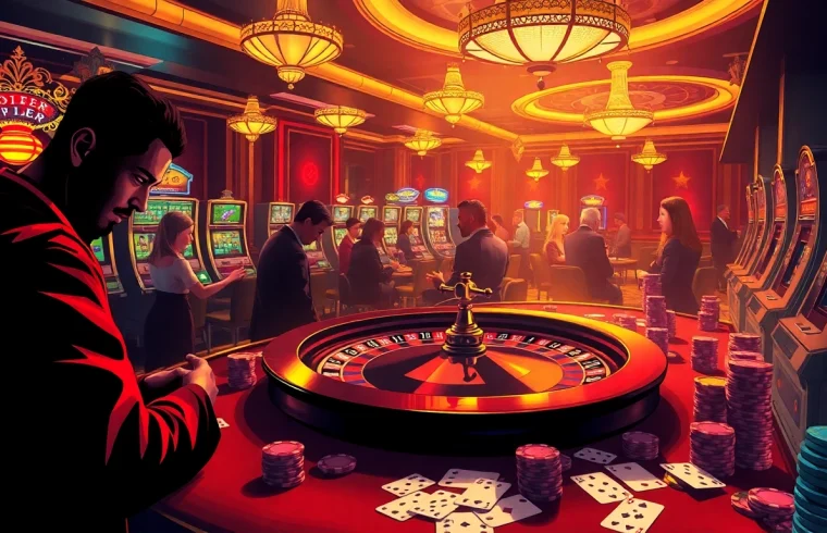 The hidden wiki reveals secrets as players engage in vibrant casino gambling activities.