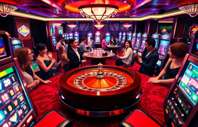 Experience the exciting ABC8 online betting with diverse games and vibrant casino visuals.