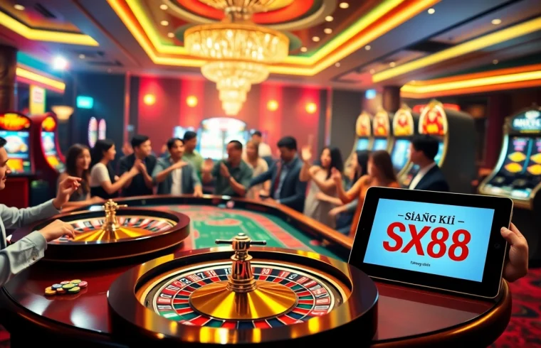 Join the exhilarating experience of Đăng Ký SX88 at our vibrant casino tables filled with thrilling games.