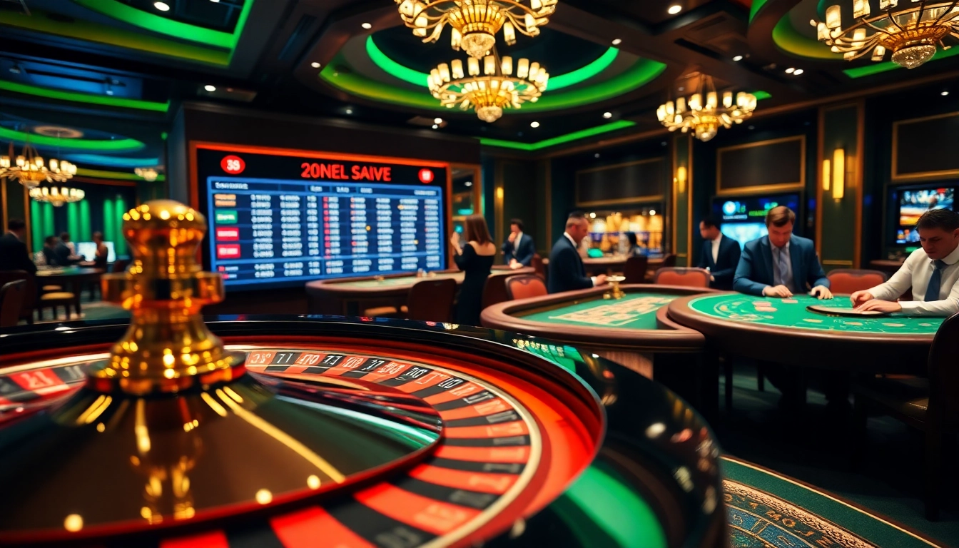 Experience thrilling s8 live online betting in an elegant casino setting with modern gaming elements.