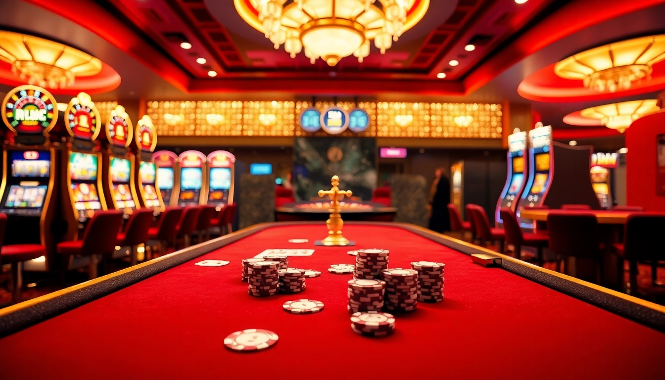 Experience the thrill at nhà cái rr88 with vibrant gaming tables and exciting slot machines.