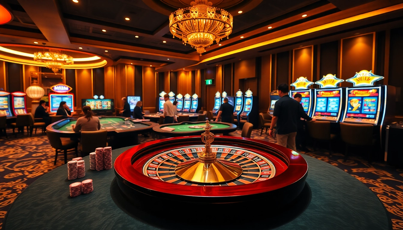Experience the excitement of gambling with trang chủ 789win's vibrant casino setting.