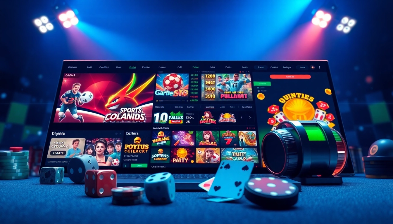 Experience the excitement of uu88 futbol with a vibrant online gambling platform showcasing diverse games.