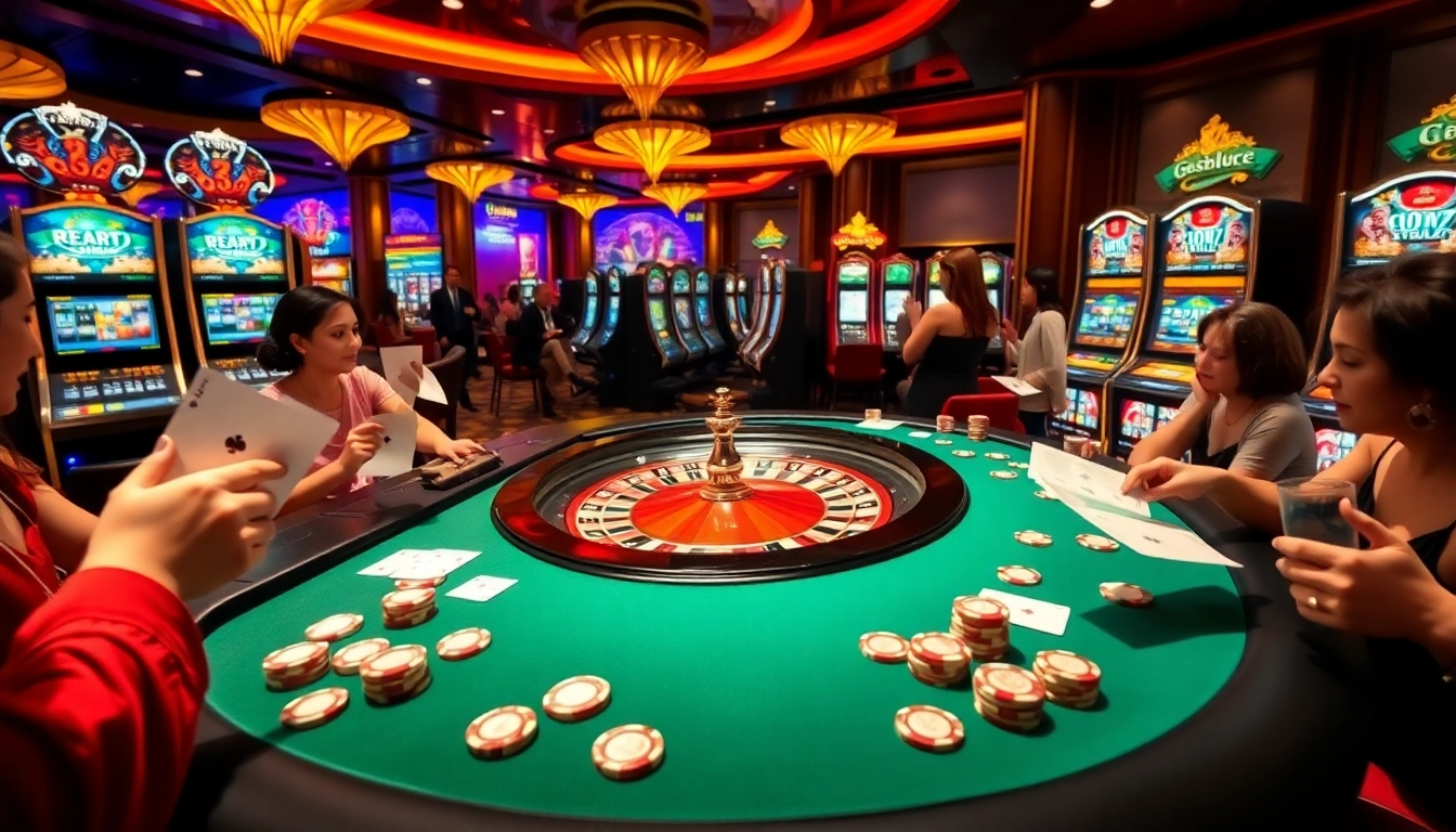 Experience the excitement of gambling at https://gg88live.com/ with a vibrant casino scene, featuring roulette and lively players.