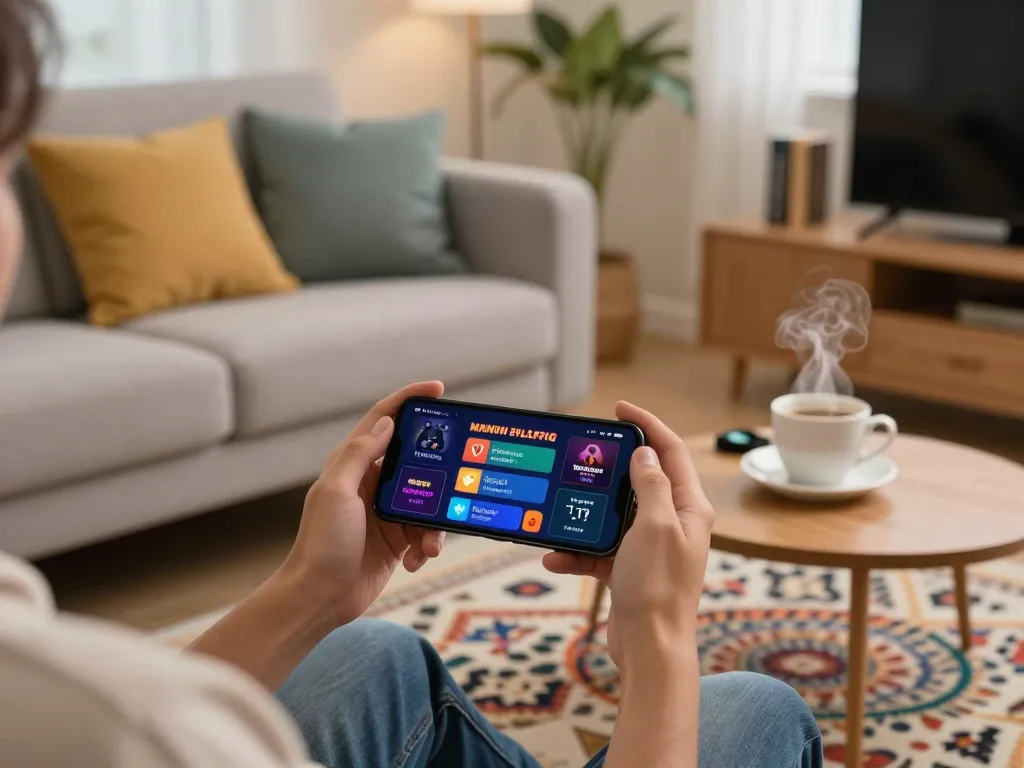 Engage in thrilling mobile gambling at 32win while enjoying a cozy home atmosphere.