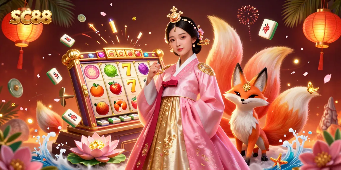 Experience winning excitement at SC88 with a vibrant 3D casino scene filled with jackpots and lucky symbols.