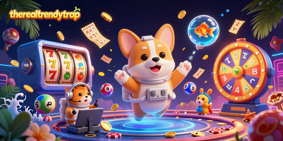 Slot online yang menyenangkan di therealtrendytrap dengan astronaut corgi dan elemen permainan keuangan